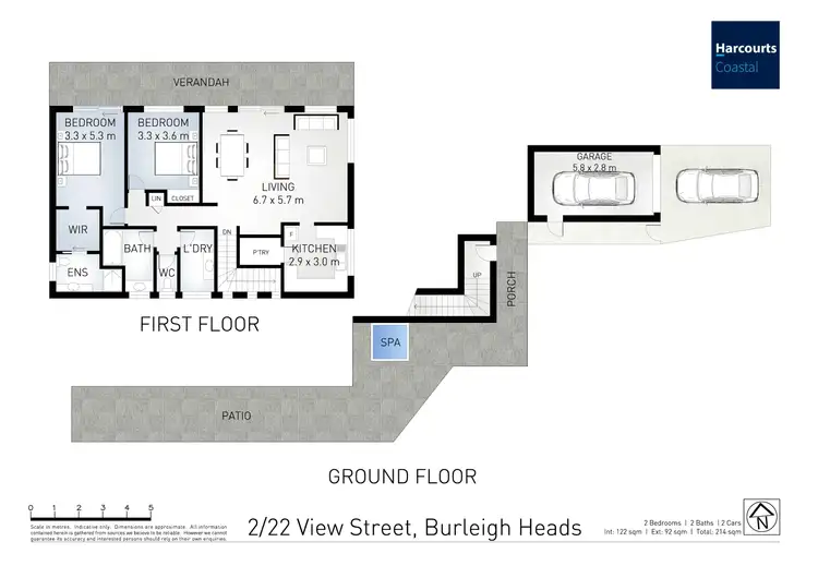 Floorplan of Homely house listing, 2/22 View Street, Burleigh Heads QLD 4220