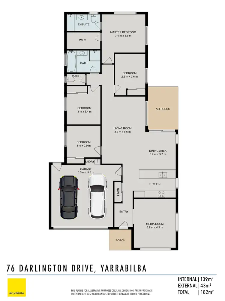 Floorplan of Homely house listing, 76 Darlington Drive, Yarrabilba QLD 4207
