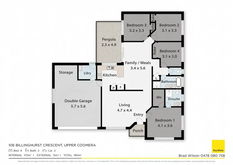 Floorplan of Homely house listing, 106 Billinghurst Crescent, Upper Coomera QLD 4209