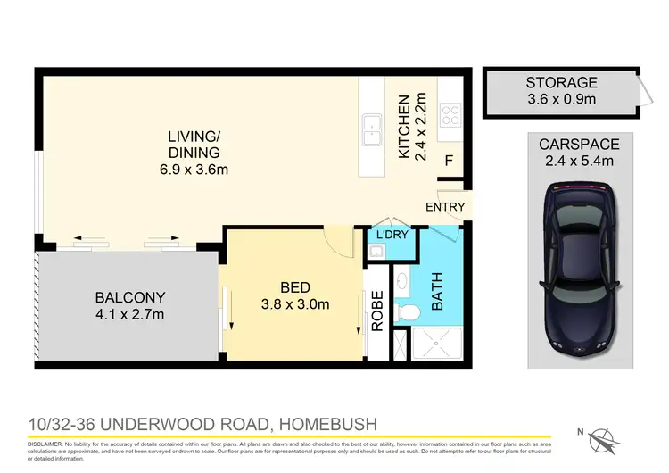Floorplan of Homely apartment listing, 10/32-36 Underwood Rd, Homebush NSW 2140