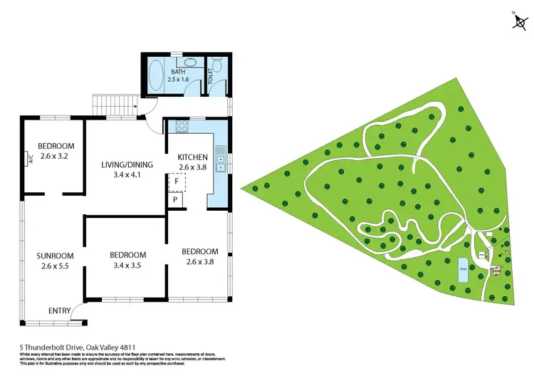 Floorplan of Homely house listing, 5 Thunderbolt Drive, Oak Valley QLD 4811