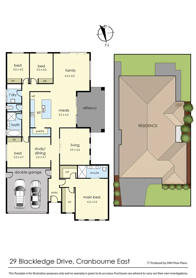 Floorplan of Homely house listing, 29 Blackledge Drive, Cranbourne East VIC 3977