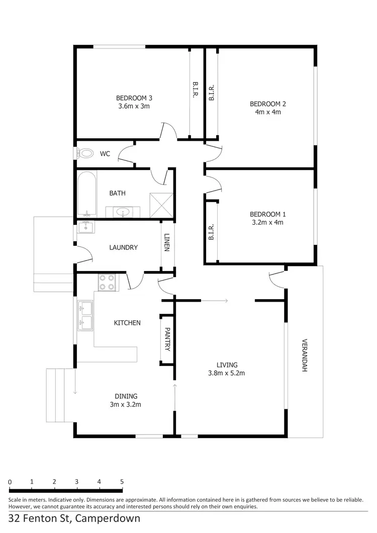 Floorplan of Homely house listing, 34 Fenton Street, Camperdown VIC 3260