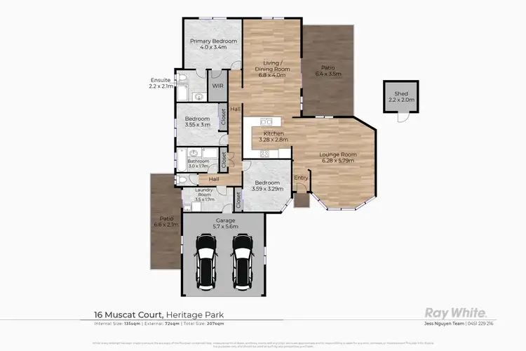 Floorplan of Homely house listing, 16 Muscat Court, Heritage Park QLD 4118