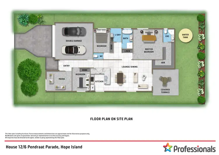 Floorplan of Homely house listing, House 12/6 Pendraat Parade, Hope Island QLD 4212
