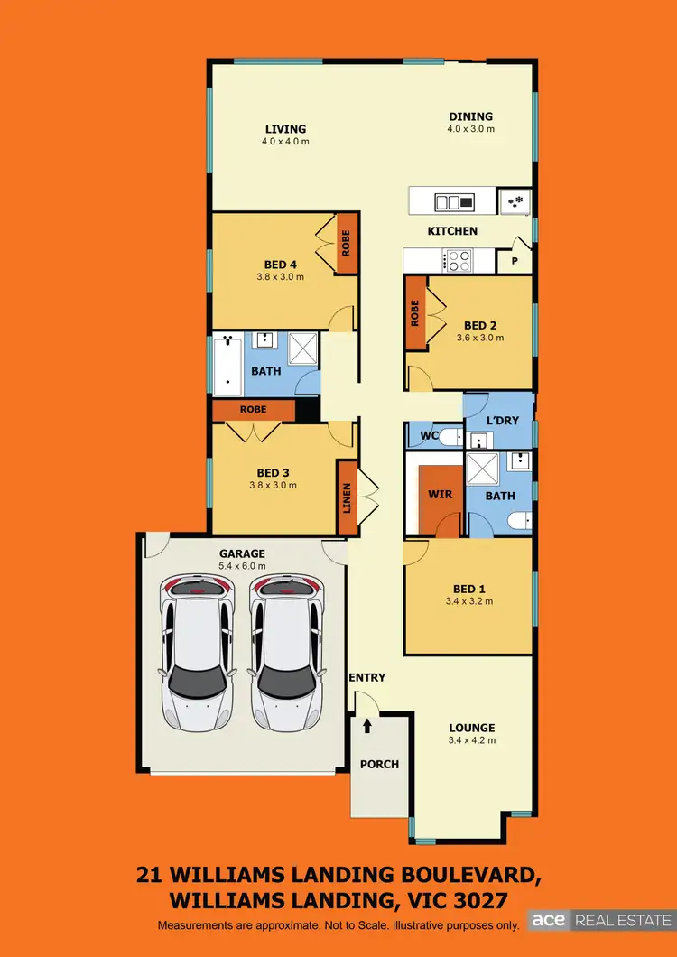 Floorplan of Homely house listing, 21 Williams Landing Boulevard, Williams Landing VIC 3027