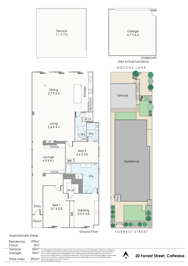 Floorplan of Homely house listing, 20 Forrest Street, Cottesloe WA 6011
