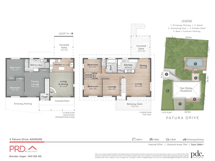 Floorplan of Homely house listing, 4 Patura Drive, Ashmore QLD 4214