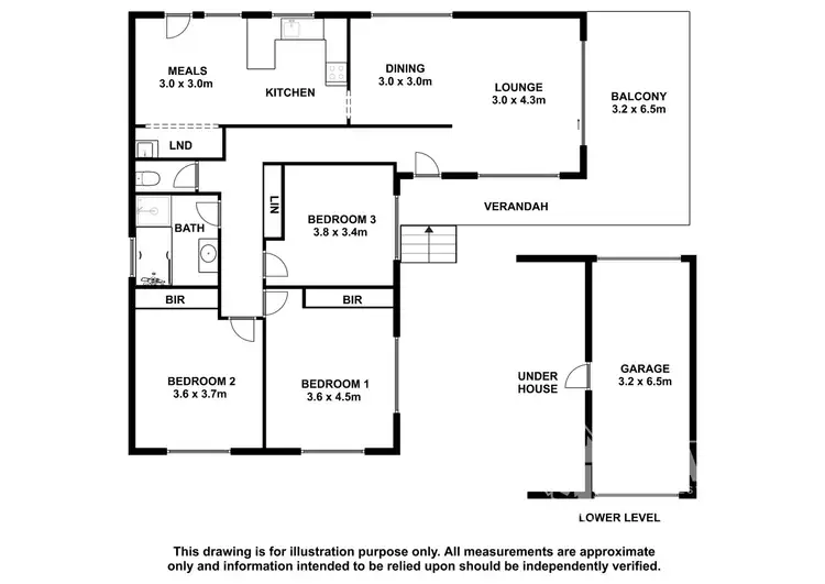 Floorplan of Homely house listing, 58 Acacia Street, Mount Gambier SA 5290