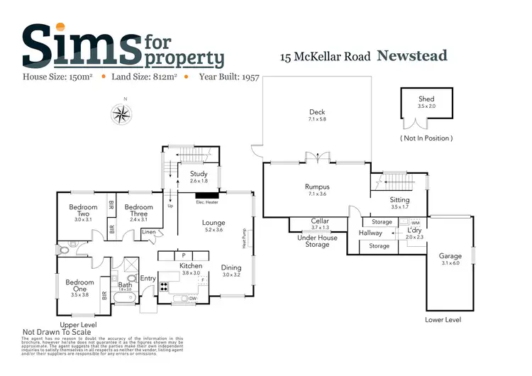 Floorplan of Homely house listing, 15 McKellar Road, Newstead TAS 7250