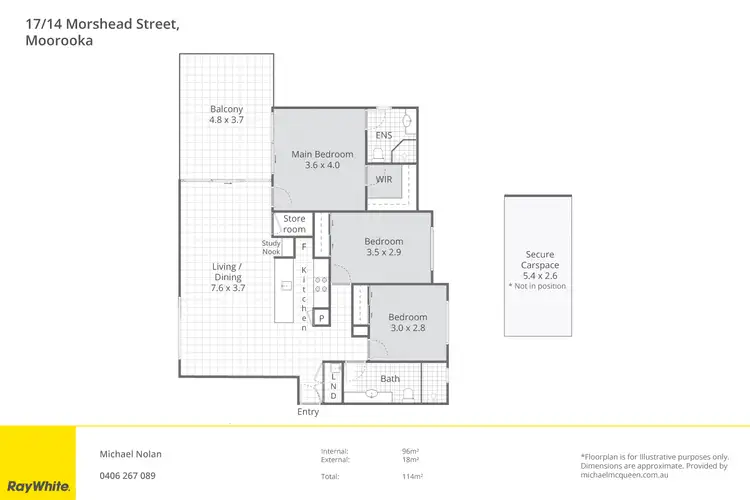Floorplan of Homely apartment listing, 14/17 Morshead Street, Moorooka QLD 4105
