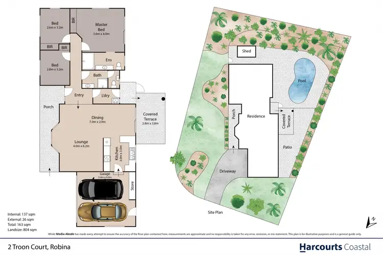 Floorplan of Homely house listing, 2 Troon Court, Robina QLD 4226