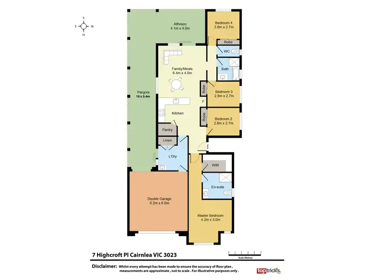 Floorplan of Homely house listing, 7 Highcroft Place, Cairnlea VIC 3023