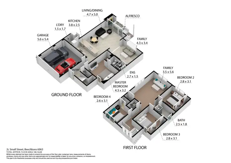 Floorplan of Homely house listing, 2C Small Street, Beechboro WA 6063