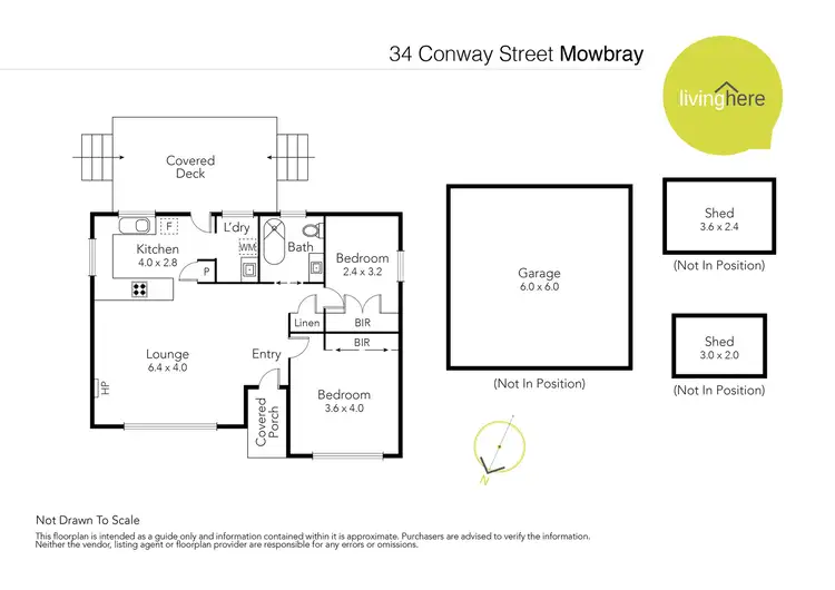 Floorplan of Homely house listing, 34 Conway Street, Mowbray TAS 7248