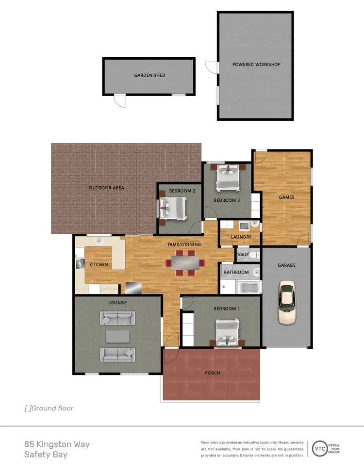 Floorplan of Homely house listing, 85 Kingston Way, Safety Bay WA 6169