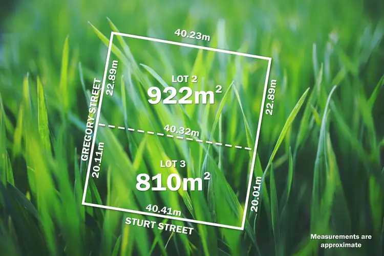 Floorplan of Homely land listing, LOT 2 & 3 Cummins Street, Beaufort VIC 3373