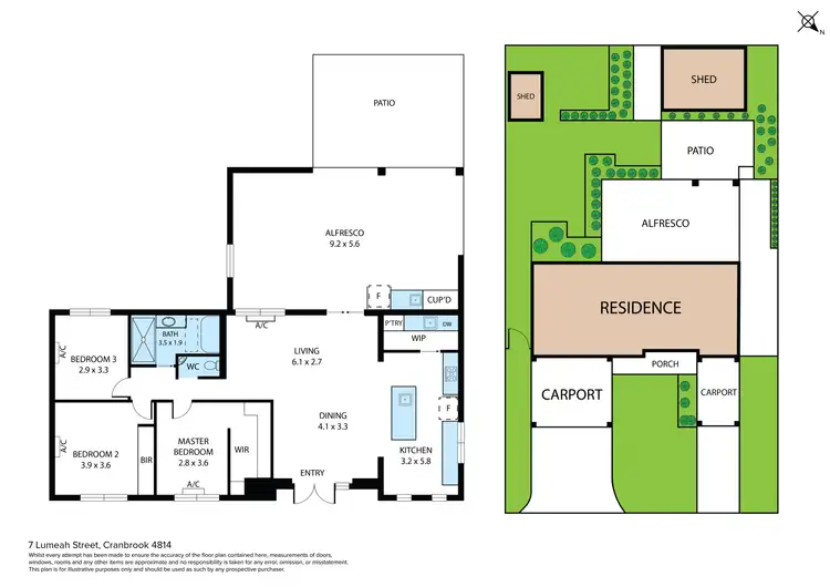 Floorplan of Homely house listing, 7 Lumeah Street, Cranbrook QLD 4814