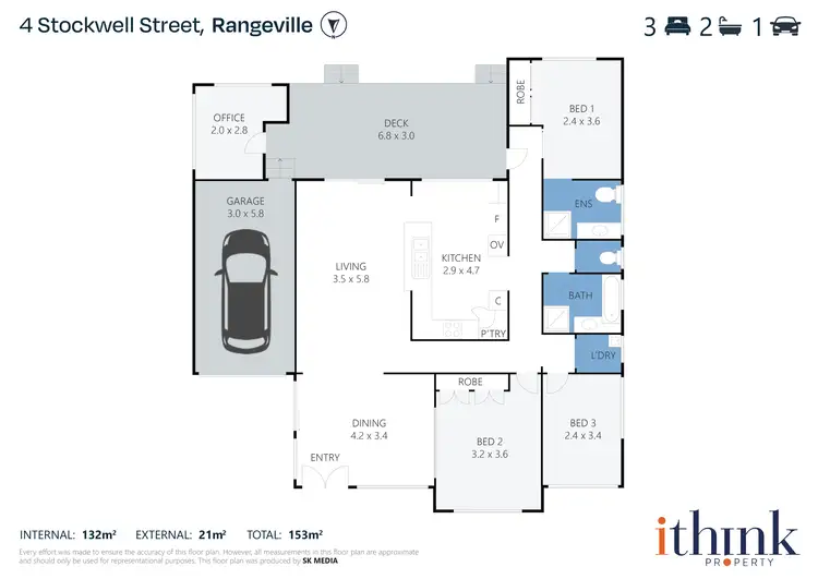 Floorplan of Homely house listing, 4 Stockwell Street, Rangeville QLD 4350