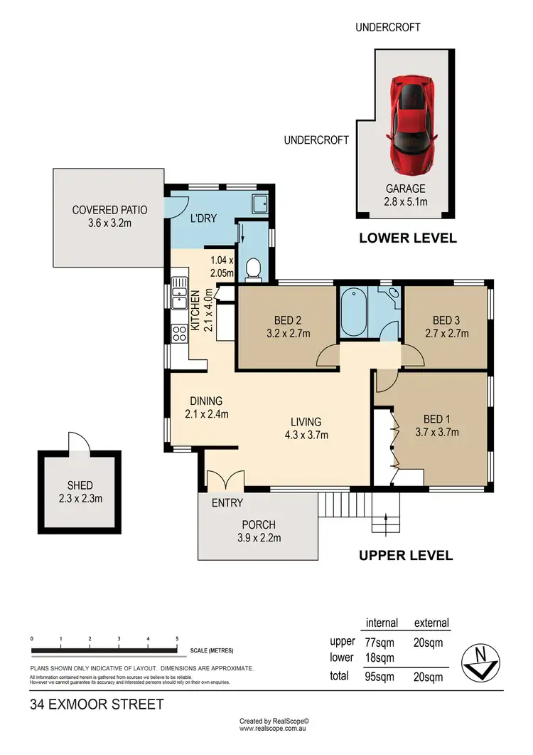 Floorplan of Homely house listing, 34 Exmoor Street, Upper Mount Gravatt QLD 4122
