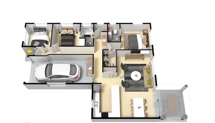 Floorplan of Homely villa listing, 3/19-25 Melbury Street, Browns Plains QLD 4118