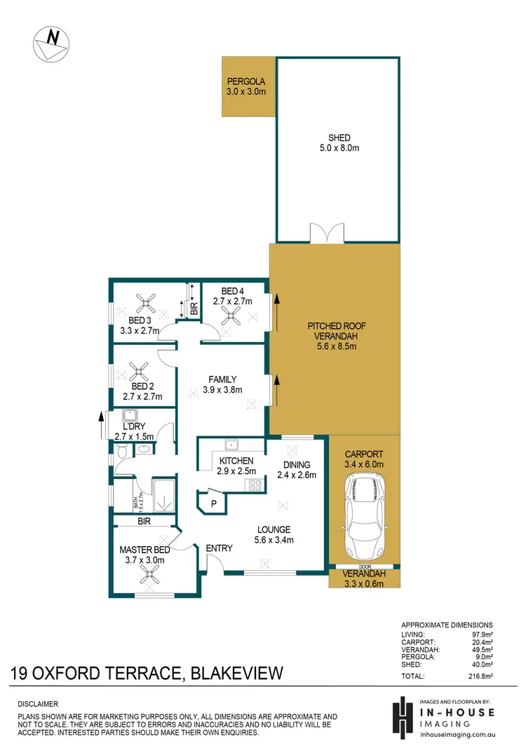 Floorplan of Homely house listing, 19 Oxford Terrace, Blakeview SA 5114