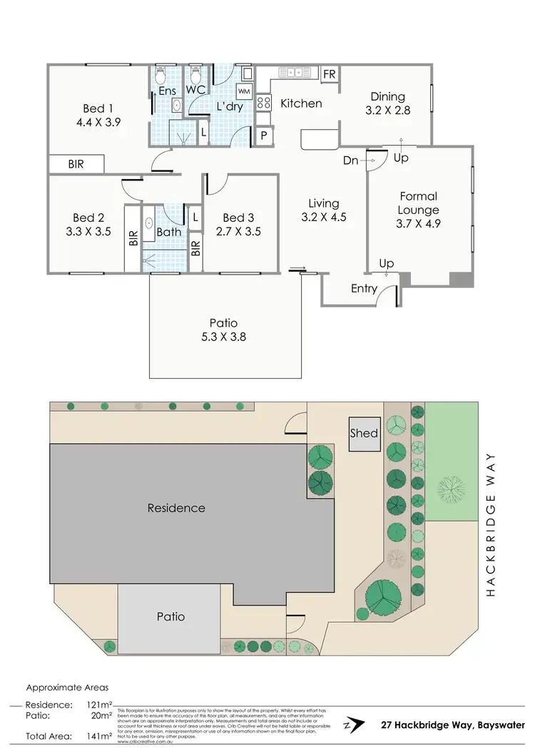 Floorplan of Homely house listing, 27 Hackbridge Way, Bayswater WA 6053