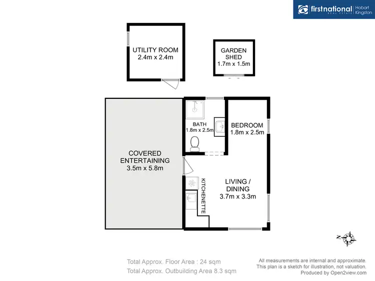 Floorplan of Homely house listing, 34 Harvey Road, Alonnah TAS 7150