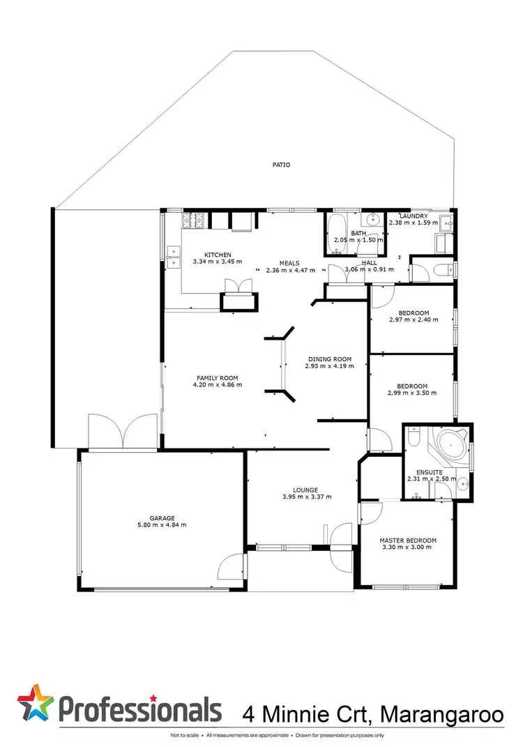 Floorplan of Homely house listing, 4 Minnie Court, Marangaroo WA 6064