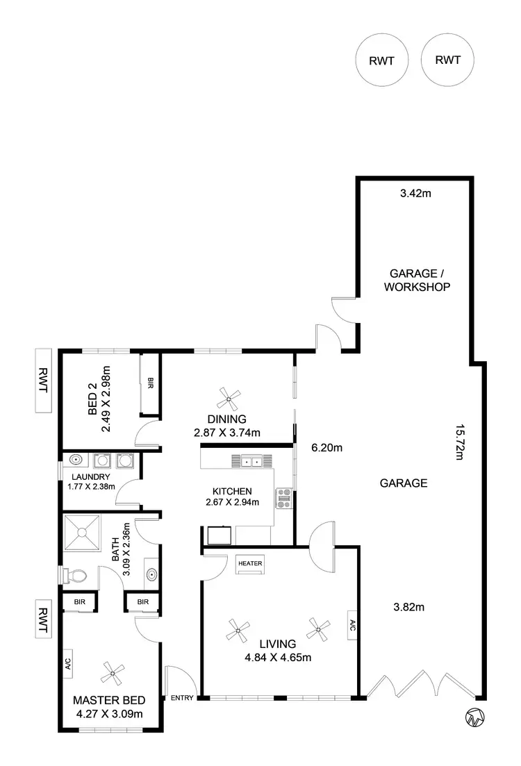 Floorplan of Homely house listing, 12 Moresby Street, Wayville SA 5034