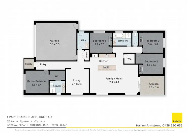 Floorplan of Homely house listing, 1 Paperbark Place, Ormeau QLD 4208