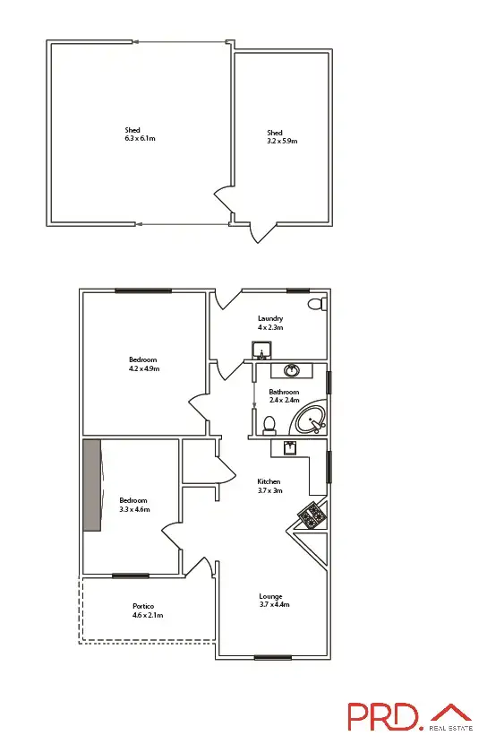 Floorplan of Homely house listing, 153 Orange Avenue, Mildura VIC 3500