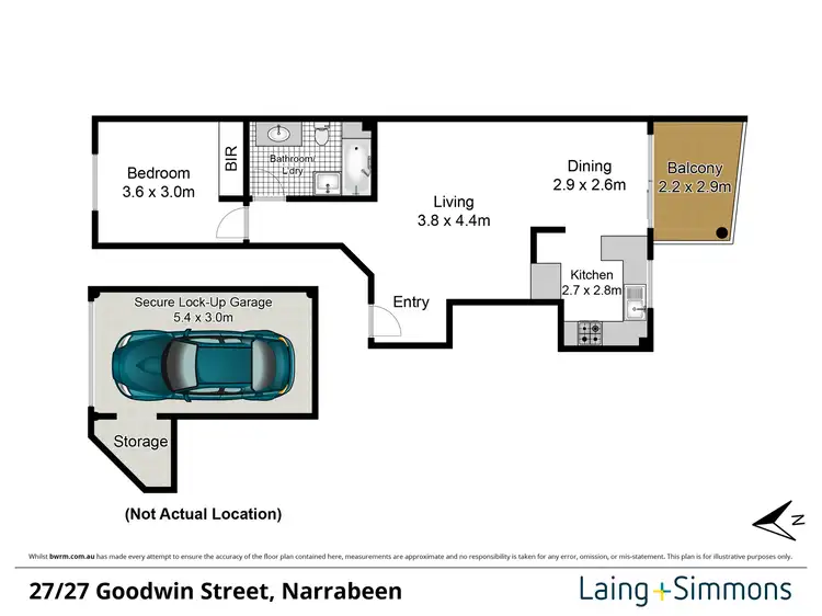 Floorplan of Homely apartment listing, 27/27 Goodwin Street, Narrabeen NSW 2101