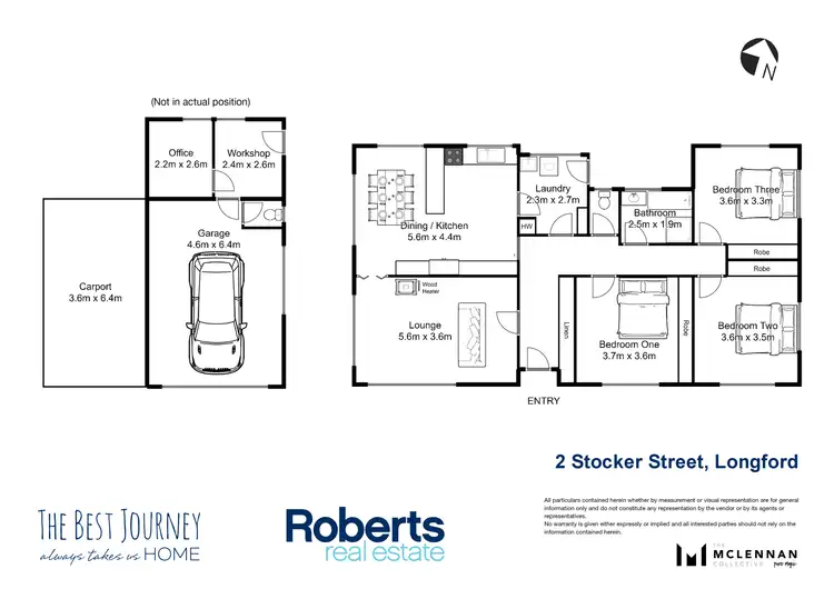 Floorplan of Homely house listing, 2 Stocker Street, Longford TAS 7301