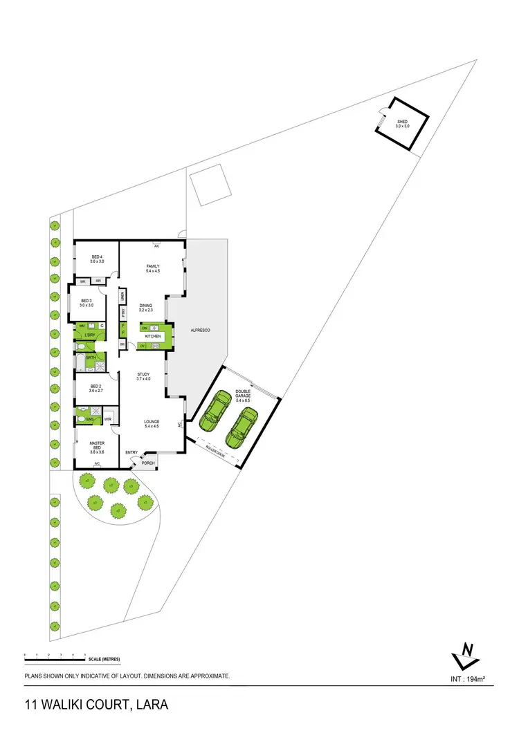 Floorplan of Homely house listing, 11 Waliki Court, Lara VIC 3212