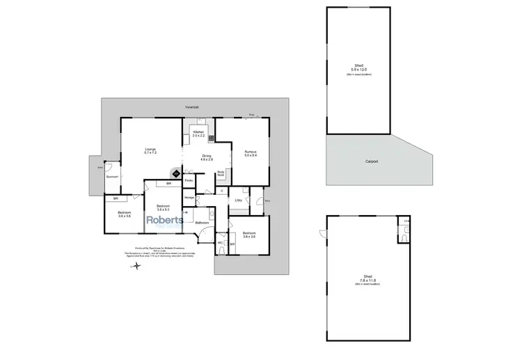 Floorplan of Homely rural property listing, 317 West Pine Road, Penguin TAS 7316