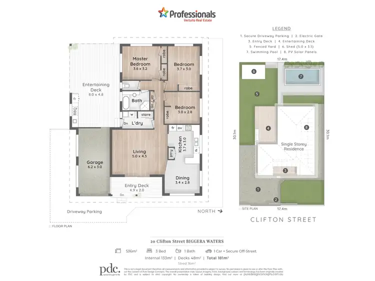 Floorplan of Homely house listing, 20 Clifton Street, Biggera Waters QLD 4216