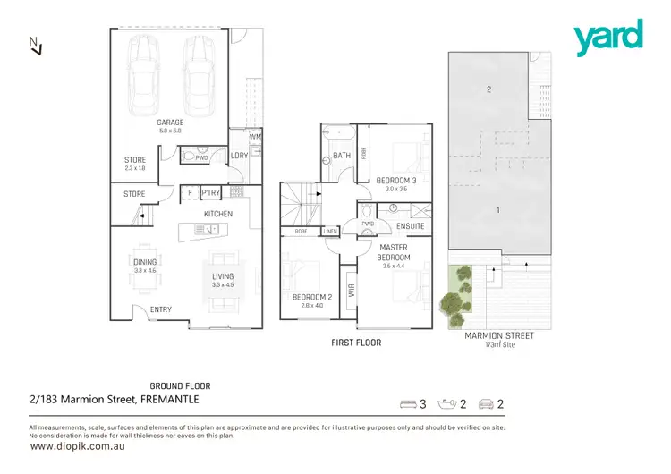 Floorplan of Homely house listing, 2/183 Marmion Street, Fremantle WA 6160