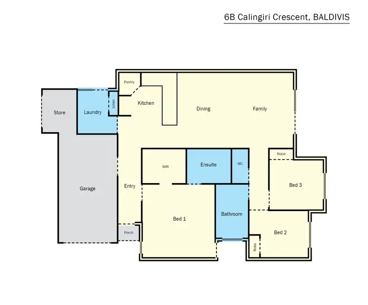 Floorplan of Homely house listing, 6B Calingiri Crescent, Baldivis WA 6171