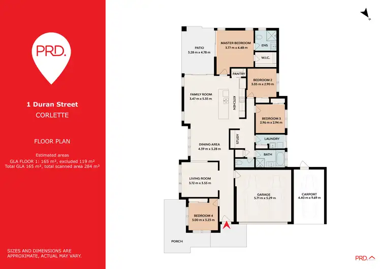 Floorplan of Homely house listing, 1 Duran Street, Corlette NSW 2315