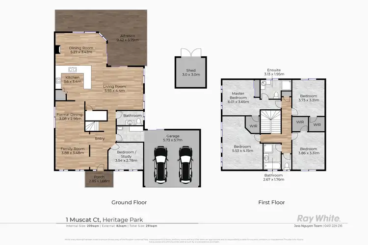 Floorplan of Homely house listing, 1 Muscat Court, Heritage Park QLD 4118