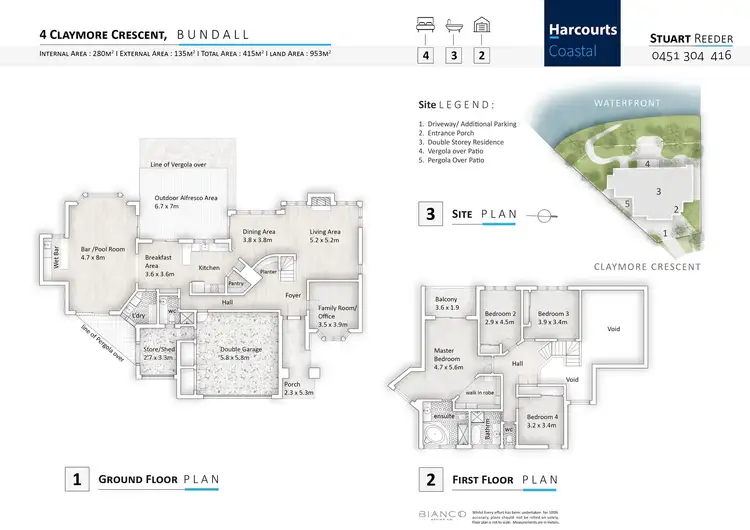 Floorplan of Homely house listing, 4 Claymore Crescent, Sorrento QLD 4217
