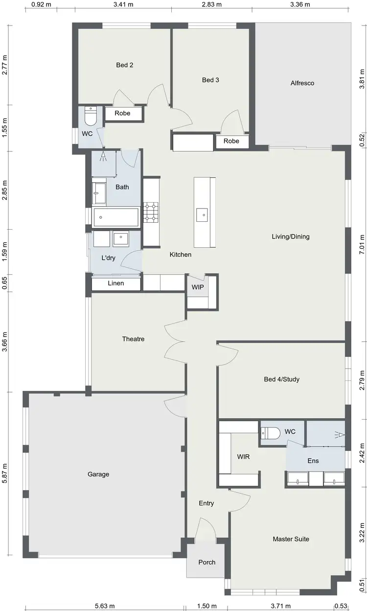 Floorplan of Homely house listing, 38 Kwenda Loop, Capel WA 6271
