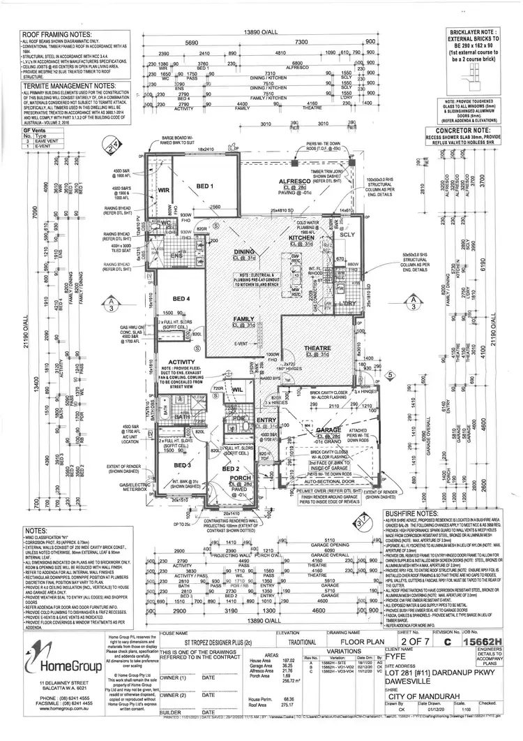 Floorplan of Homely house listing, 11 Dardanup Parkway, Dawesville WA 6211