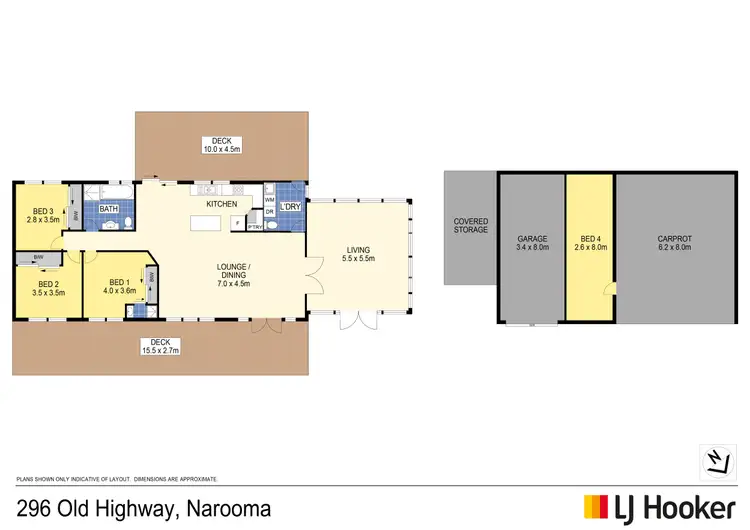 Floorplan of Homely rural property listing, 296 Old Highway, Narooma NSW 2546