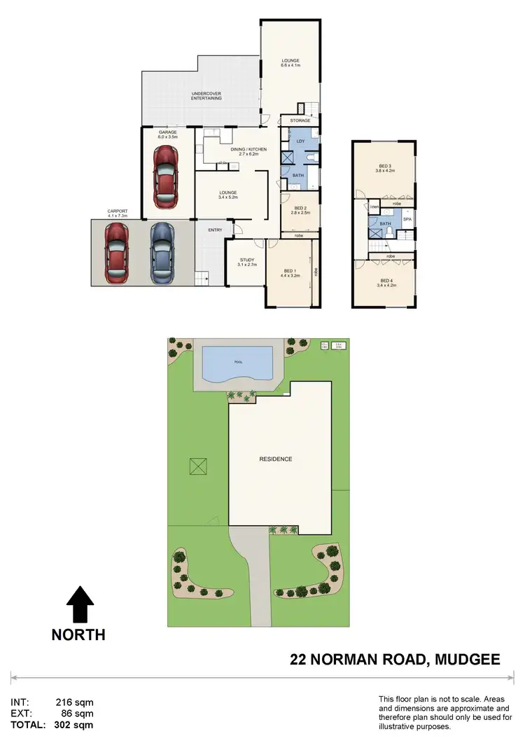 Floorplan of Homely house listing, 22 Norman Road, Mudgee NSW 2850