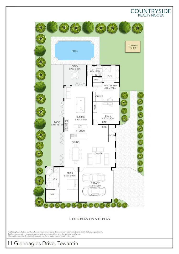 Floorplan of Homely house listing, 11 Gleneagles Drive, Tewantin QLD 4565