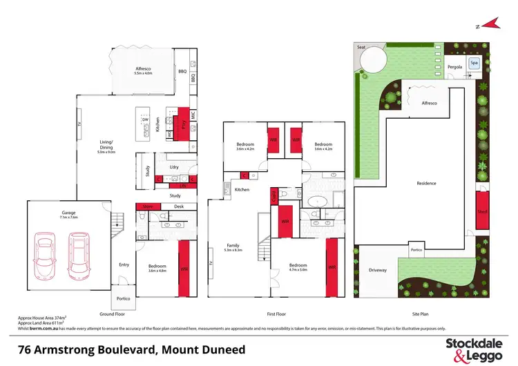Floorplan of Homely house listing, 76 Armstrong Boulevard, Mount Duneed VIC 3217