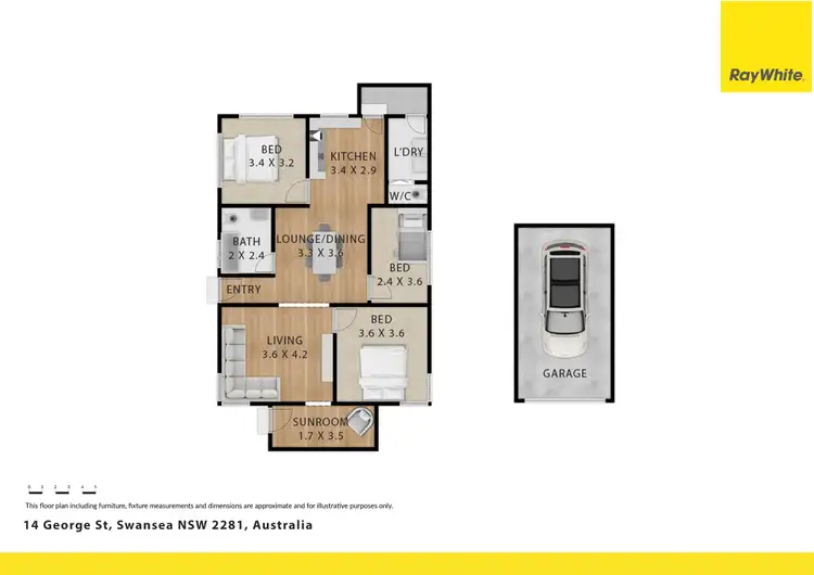 Floorplan of Homely house listing, 14 George Street, Swansea NSW 2281