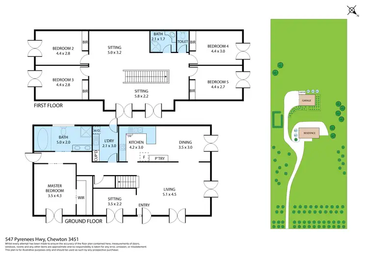 Floorplan of Homely house listing, 547 Pyrenees Highway, Chewton VIC 3451